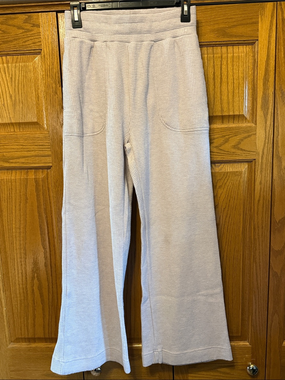 LIV Outdoor Women’s Wide-Leg Waffle Joggers - Lavender/Size: Medium